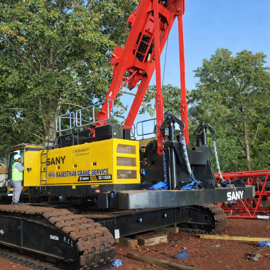 Sany SCI1500A - 150 Ton Crawler Crane